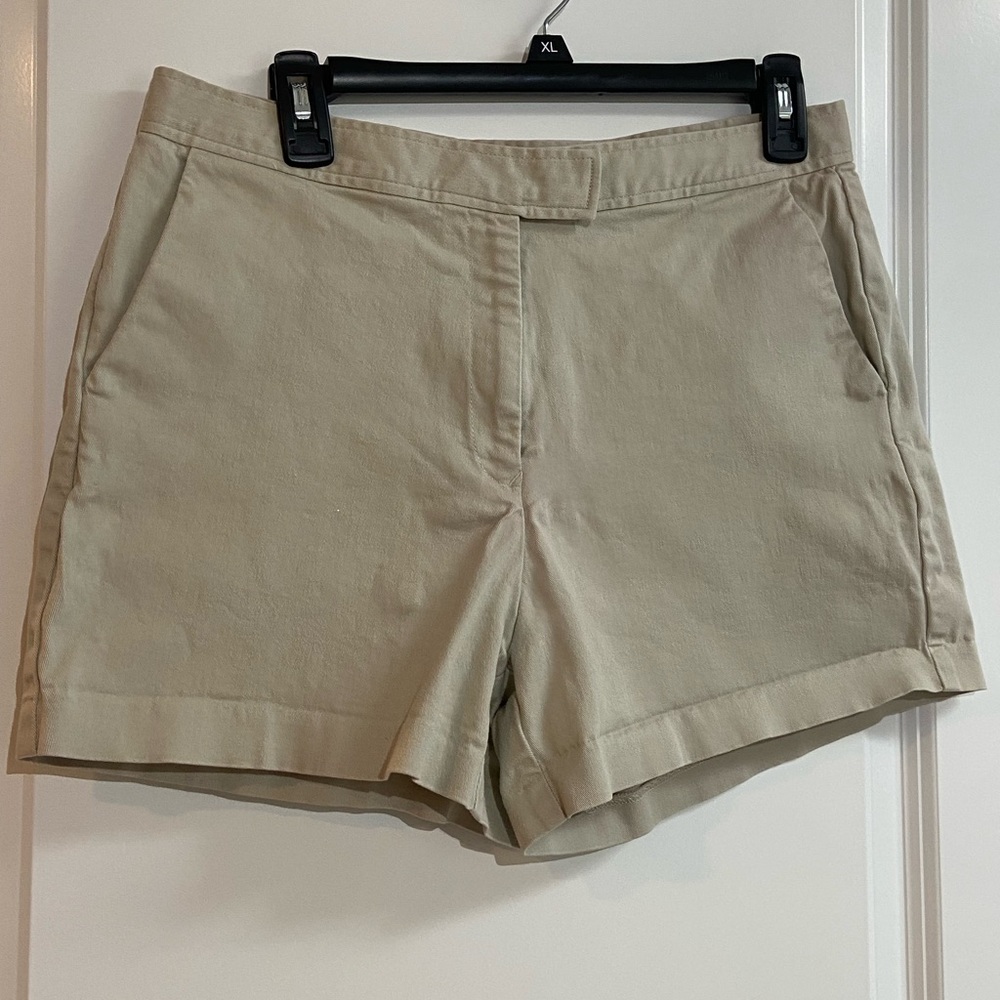 Tommy Hilfiger Tan Chino Stretch Shorts Size Girls 14